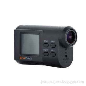 1,080P Waterproof Wearable Wide Angle Action Camera with 1.5-inch LCD, RF Bi-directional Remote